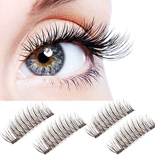 Dual Magnetic False Eyelashes, Dual Magnetic False Eyelashes, Dual Magnetic False Eyelashes for Natural Look, Charming Eyelashes