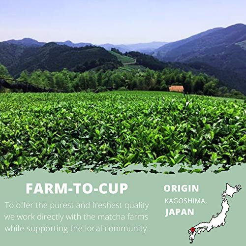 Matcha Green Tea Powder Premium Grade Japanese Tea Boosts Immune System Detox & Energy