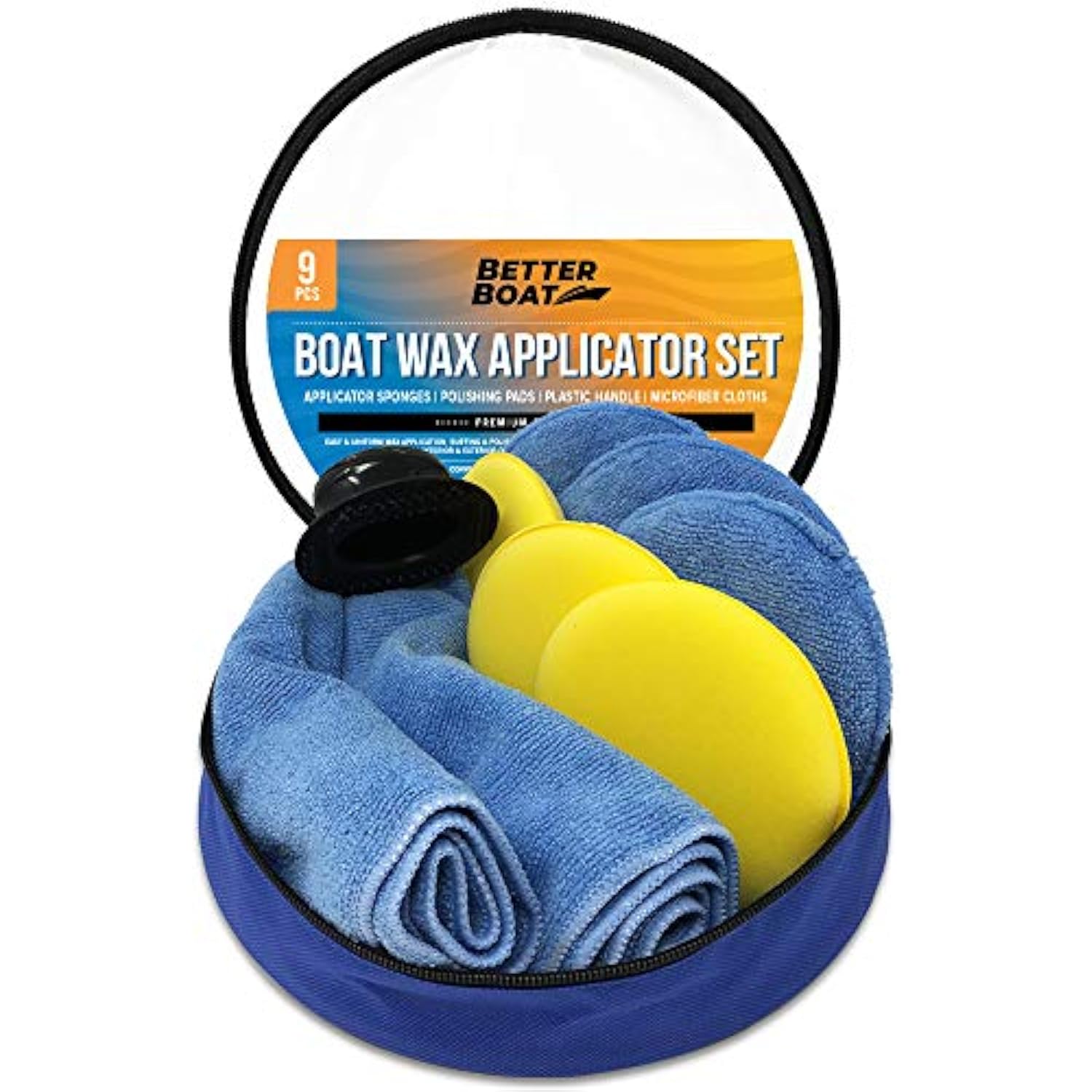 Better Boat Microfiber Wax Applicator Pad Foam Applicator Pads