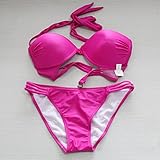 UP LURE Women Sexy 2 Pieces Padded Bathing Swimsuit Swimwear Bikini Set Beachwear