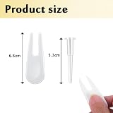 jeufun Exercise Ball Plug Set 6 Pieces Replacement Kit White 6.5x5.3cm view 2