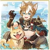 GENSHIN IMPACT Day of Destiny Series Character Bordered Poster Inazuma - Gorou (2023 Version)
