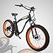 ECOTRIC Fat Tire Electric Bike Beach Snow Bicycle 4.0 inch Fat Tire 26″ 1000W 48V 13Ah ebike Electric Mountain Bicycle with Removable Black Lithium Battery Electric Mountain Bicycle (Orange)thumb 1