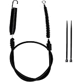 SizendHK 753-08235 Clutch Cable for Murray Troy-Bilt Yard-Machines Craftsman Huskee MTD Gold Yard-Man Tractors, Fits for M115-38 M155-42 LT4200 13A278KS066 13AL78KT066 T1000 T1200 T1400 (753-08235)