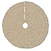 Creme Burlap Ruffled Tree Skirt 48