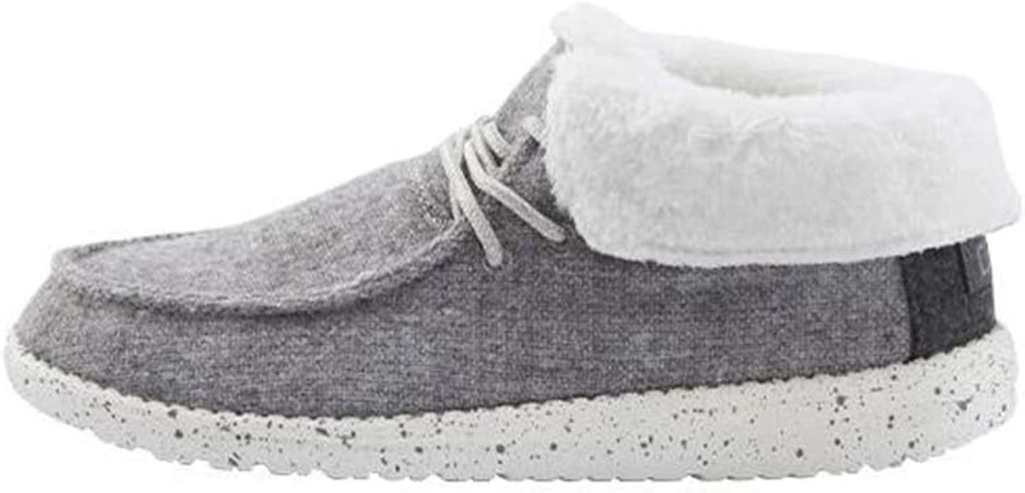 Hey Dude Wally Linen Iron Shoes