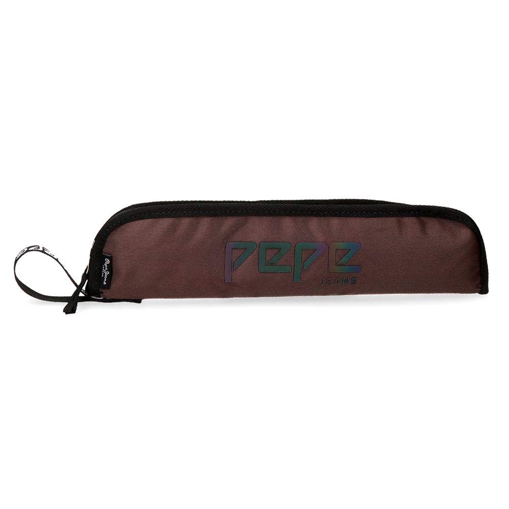 Pepe Jeans Osset Flute Case Brown 37x9x2 cms Polyester