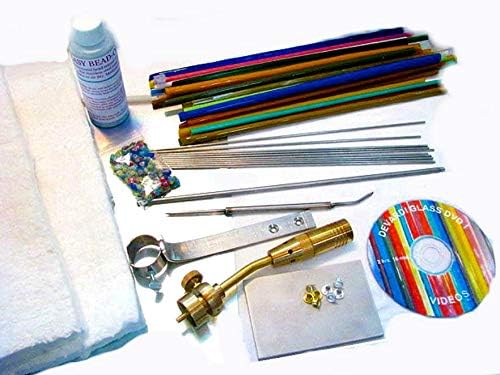 Devardi Glass Lampwork, Beadmaking Starter Kit w/Torch - Basic