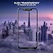 [2-Pack] Xiaomi Pocophone F1 Screen Protector,PULEN 0.3MM Slim [Full Screen Coverage] [Anti-Fingerprints] [Anti-Scratch] 9H Hardness Tempered Glass Film for Xiaomi Pocophone F1 (Black)
