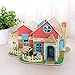 CubicFun Dollhouse Kits with Furniture Led Lights,Kids House 3D Puzzle Toys,Sweet Villa P615h
