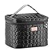 DRQ Large Cosmetic bags-Multifunction Portable Travel Toiletry Bag Cosmetic Makeup bags with Mirror for Women Skincare Cosmetic Pouch Organizer