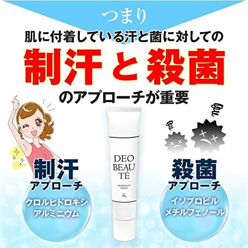 Amazon デオボーテ ワキガ 足臭 クリーム デオドラント 加齢臭 制汗剤 医薬部外品 約一ヶ月分 デオボーテ デオドラント 制汗剤 通販