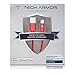 Tech Armor Apple MFi Certified Lightning Cable to USB A - 6FT Red - Tough-Braided Extra-Strong Jacket - Sync/Charge iPhone & iPad