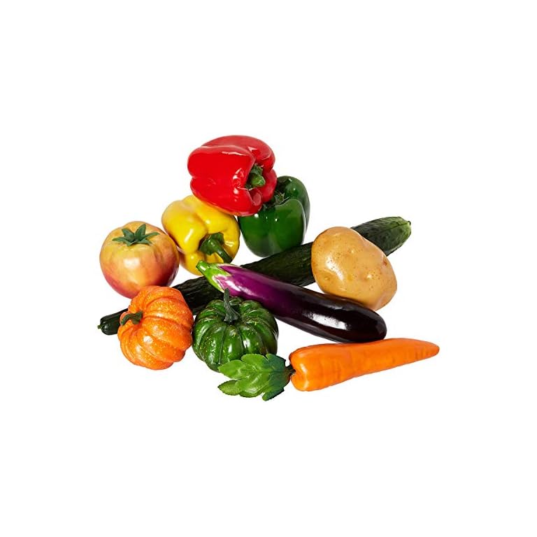 Lorigun 10 Pieces/Set Artificial Vegetables Simulation Vegetables
