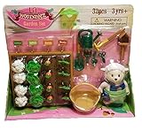 NEW! Woodzeez Garden Set Mini Playset 32 Pcs - New Collectible 2016 from Woodzeez