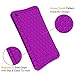 Fintie Silicone Case for Amazon All-New Fire HD 8 - [Honey Comb Series] Light Weight [Anti Slip] Shock Proof Silicone Protective Cover [Kids Friendly] for Fire HD 8 Tablet (2016 6th Gen), Purple
