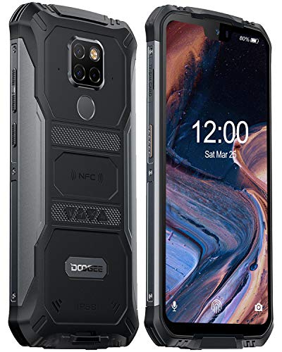 DOOGEE-S68-Pro-Telfono-Mvil-Todoterreno-Helio-P70-Octa-Core-6GB-128GB-4G-IP68-Smartphone-Libres-Antigolpes-Android-90-6300mAh-Cmara-21MP16MP-59-Inch-FHD-NFC-Carga-Inalmbrica-Negro