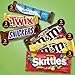Mars Chocolate Twix, Snickers, Dove, M&M'S Milk Chocolate, M&M'S Peanut and Skittles Full Size Candy Gift Box, 18 Count Variety Box