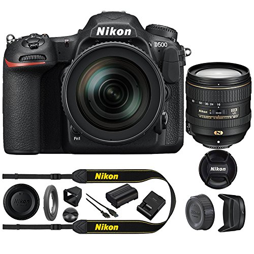 Nikon-D500-209-MP-CMOS-DX-Format-Digital-SLR-Camera-with-16-80mm-VR-Lens-Kit-and-Tamrac-Tradewind-Backpack-Plus-128GB-Dual-Battery-Bundle