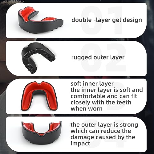 Youth Mouth Guard Sports Kids Mouthpiece Boys and Girls EVA Double