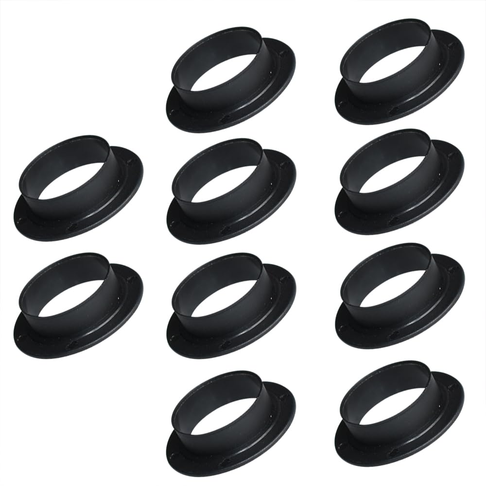Lotatheta 10 X Black Bicycle Bottom Bracket Cover BB Protector Bearing Cap Dustproof Protections for MTB Mountain Road Bike
