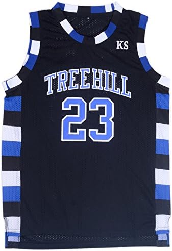 NICKER Scott #23 Tree Hill Ravens Basketball Jersey - Black L