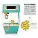 Powshop Mini Arcade Electronic Crane Claw Game Claw Grabber Balls Candy Machine Grabber Toy Creative Alarm Clock with Sounds, Coins and Balls for Children(Green)