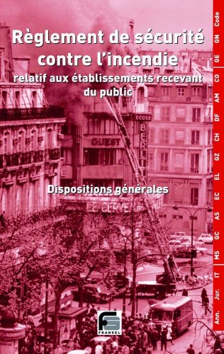 Règlement de sécurité contre l'incendie relatif aux établissements recevant du public