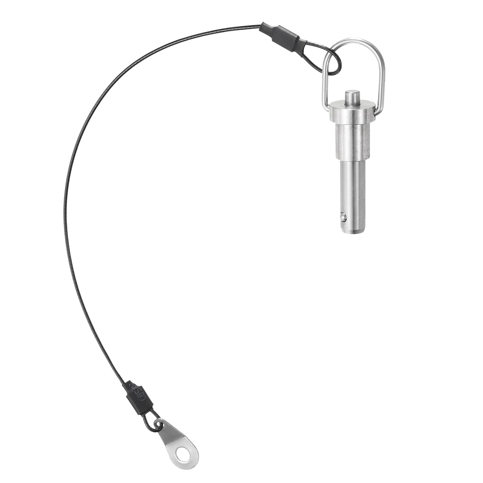 DTGN 8mmx15mm(DxL) Quick Release Pin - Good for Quickly Connecting and Hooking Up Components - 304 Stainless Steel Ball Locking Pins with Push Button - Silver