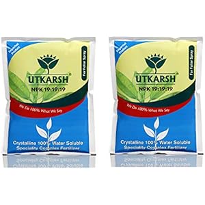 Utkarsh NPK (19 : 19 : 19) (900 gm) (Speciality Crystalline 100% Water Soluble Complex Fertilizer)(Foilar Spray…