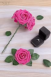 N&T NIETING Artificial Flowers, Foam Roses Perfect