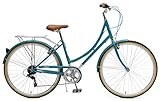 Critical Cycles Beaumont-7 Seven Speed Lady's Urban City Commuter Bike, Turquoise, 38cm (Small/Medium)