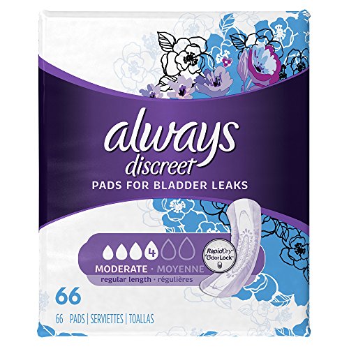 Always Discreet, Incontinence Pads, Maximum, Long Length, 39 Count
