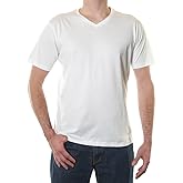 Organic Signatures V-Neck 100% Certified Organic Cotton, Soft T-Shirts for Men