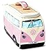 VW Volkswagen T1 Camper Van Lunch Bag - Pink - Multiple Color Options Available