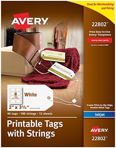 avery printable tags