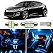Partsam Interior LED Package Kit + License Plate Lights Replacement for Hyundai Veloster 2012+ Ice Blue, Pack of 8