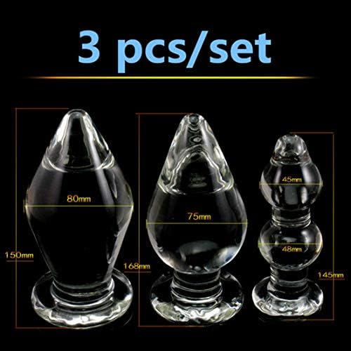 Double Sided Ended Huge Smooth Glass Stick Ergonomic Upscale Crystal Rod for Women Female Men