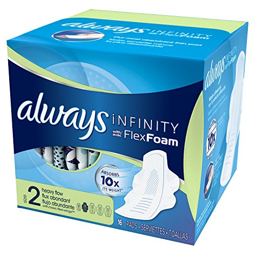 Always Infinity Spr Flex Size 16ct Always Infinity Super Flex Foam Unscnt 18ct