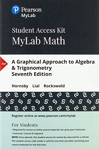 Graphical Appr.To Alg.+Trig. 24 Month Mymathlab
