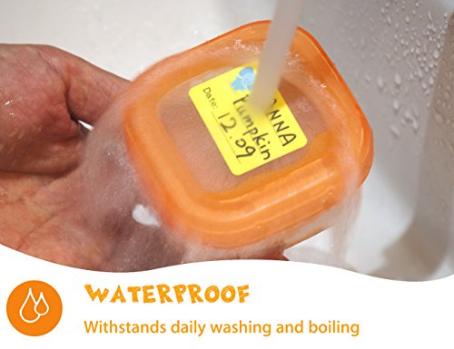 image for CHUBBIEE Baby Date Labels, Removable Write-On Labels for Baby Bottle, 