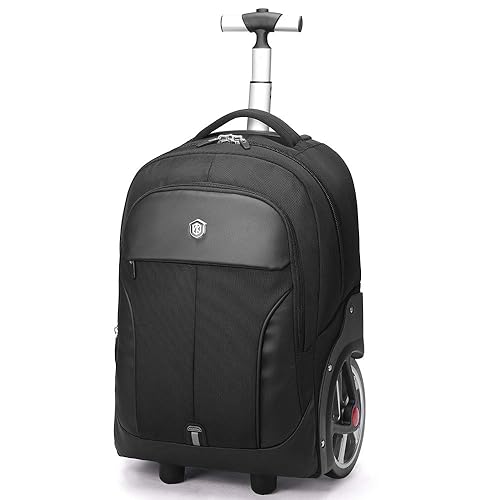 Rolling Travel Backpack Large Wheeled Rucksack Laptop Trolley