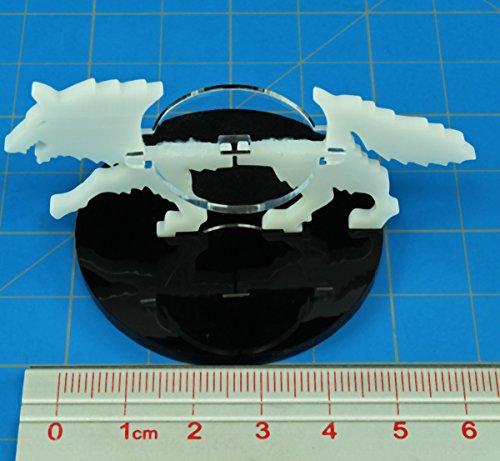 Wolf, Character Mount Marker, White , 50mm Base (1)