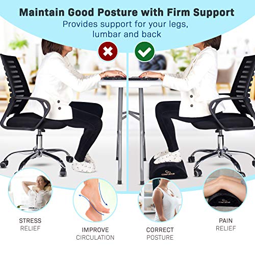 Comforthr Foot Rest Under Desk Home & Office Essential Foot Stool