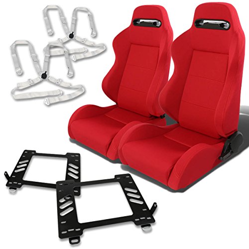Buy Mazda Miata MX5 NA Pair of TypeR Clothes Racing Seats (Red)+Seat