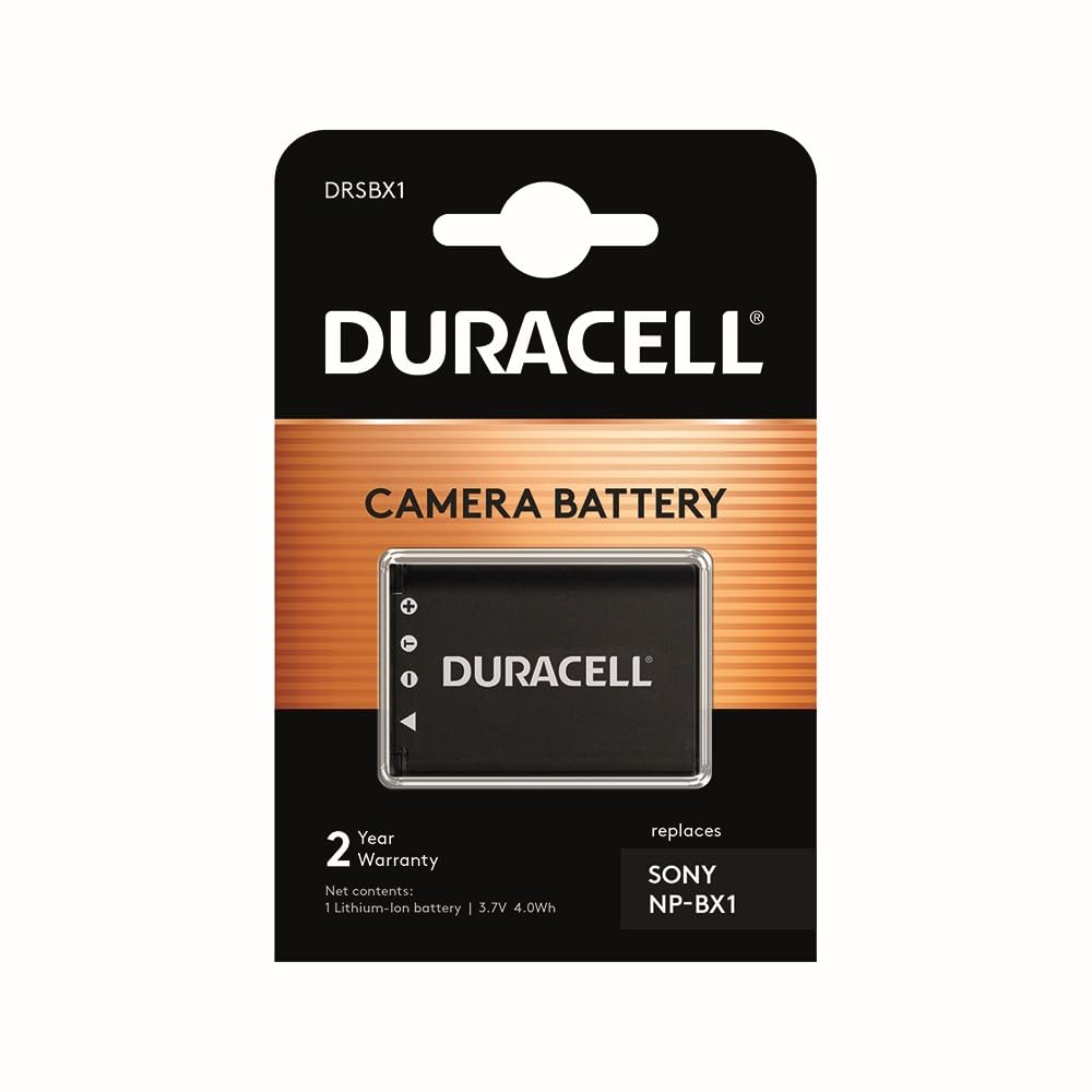 Duracell DRSBX1 Replacement Camera Battery for Sony NP-BX1