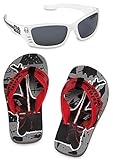 Disney Store Star Wars Flip Flop Sandals and Sunglasses Set
