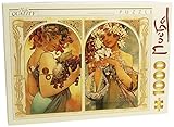 1000 Piece Fruit & Flower Jigsaw Puzzle By Alphonse Mucha