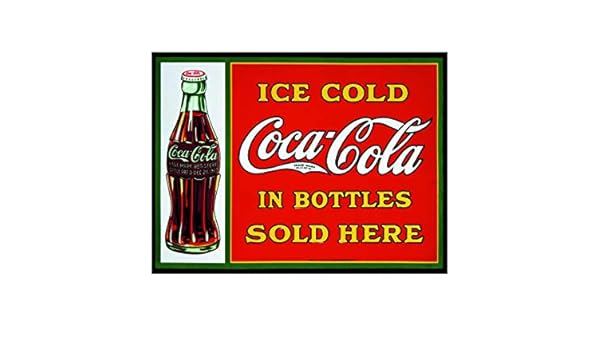 Imán para Nevera con diseño de Cola de Coca Helada, Estilo Retro ...
