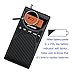 PEAKEEP Portable Pocket FM Clock Radio